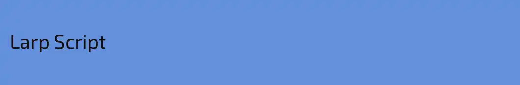 Larp Script